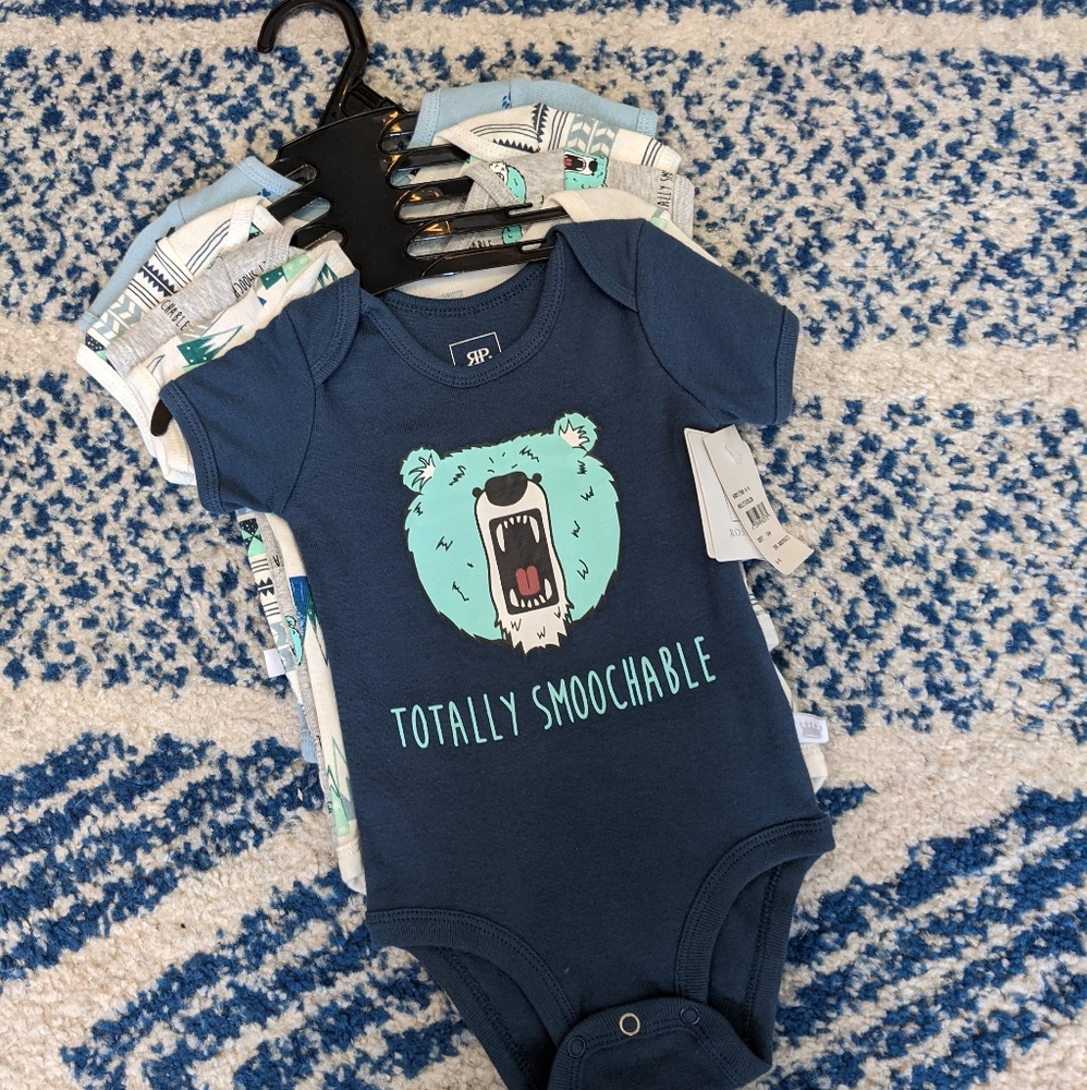 Outdoor Theme 6-9 mo. Onsies